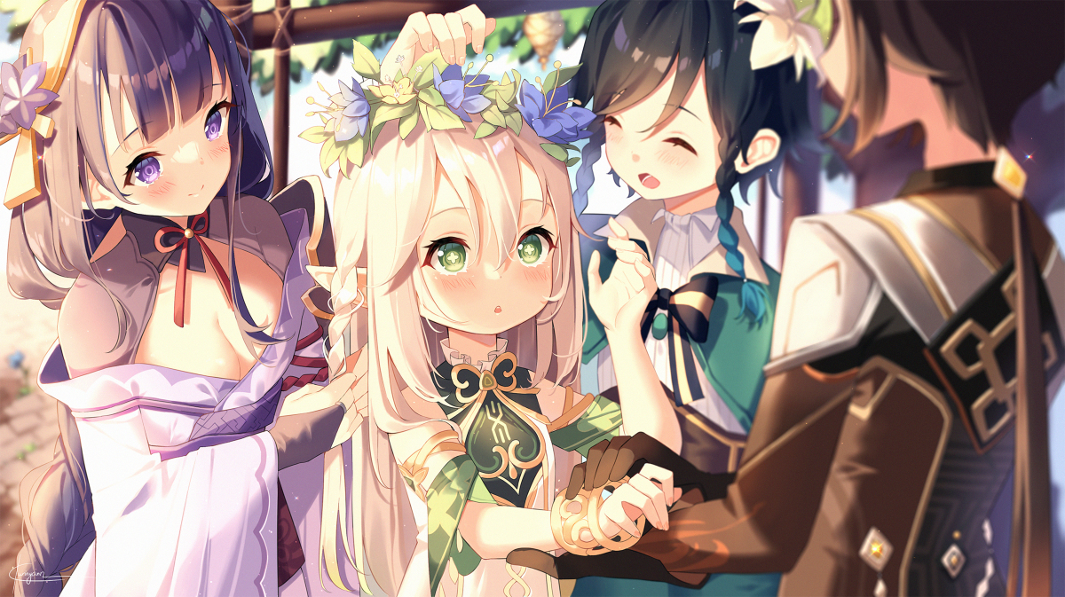 This is a pixiv picture whose title is 🌿.