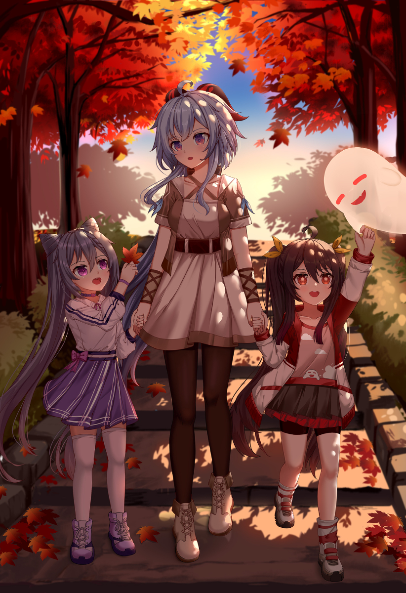 This is a pixiv picture whose title is 散步.