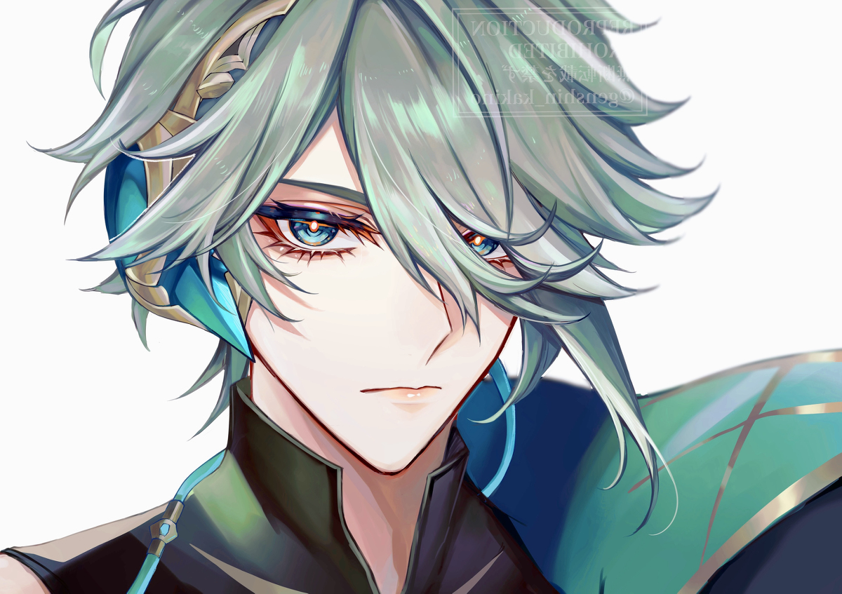 This is a pixiv picture whose title is アルハイゼン.