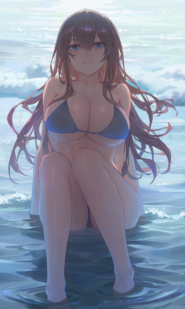 This is a pixiv picture whose title is Beach.