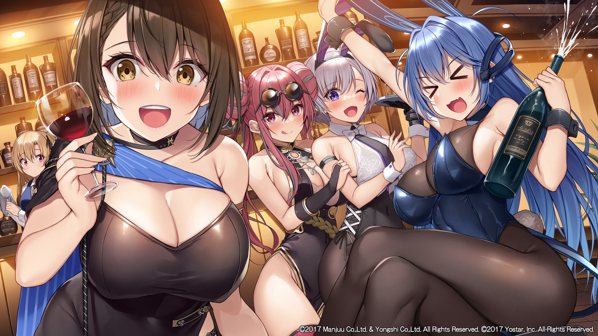 This is a pixiv picture whose title is アズールレーン5周年 in ユニオン.