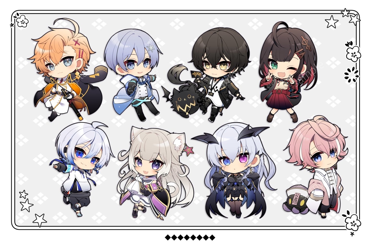 This is a pixiv picture whose title is 【ネオポルテ/Neo-porte】半年記念グッズ.