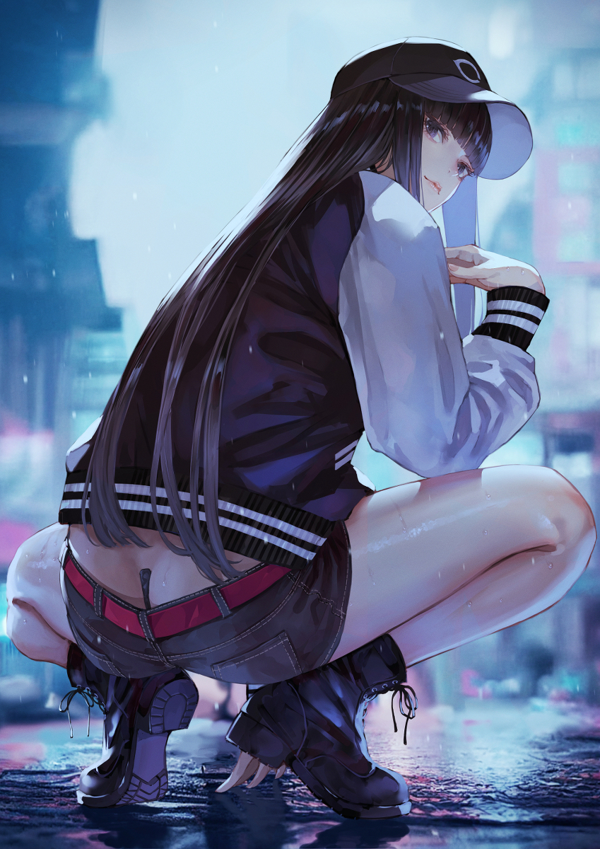 This is a pixiv picture whose title is Downtown.