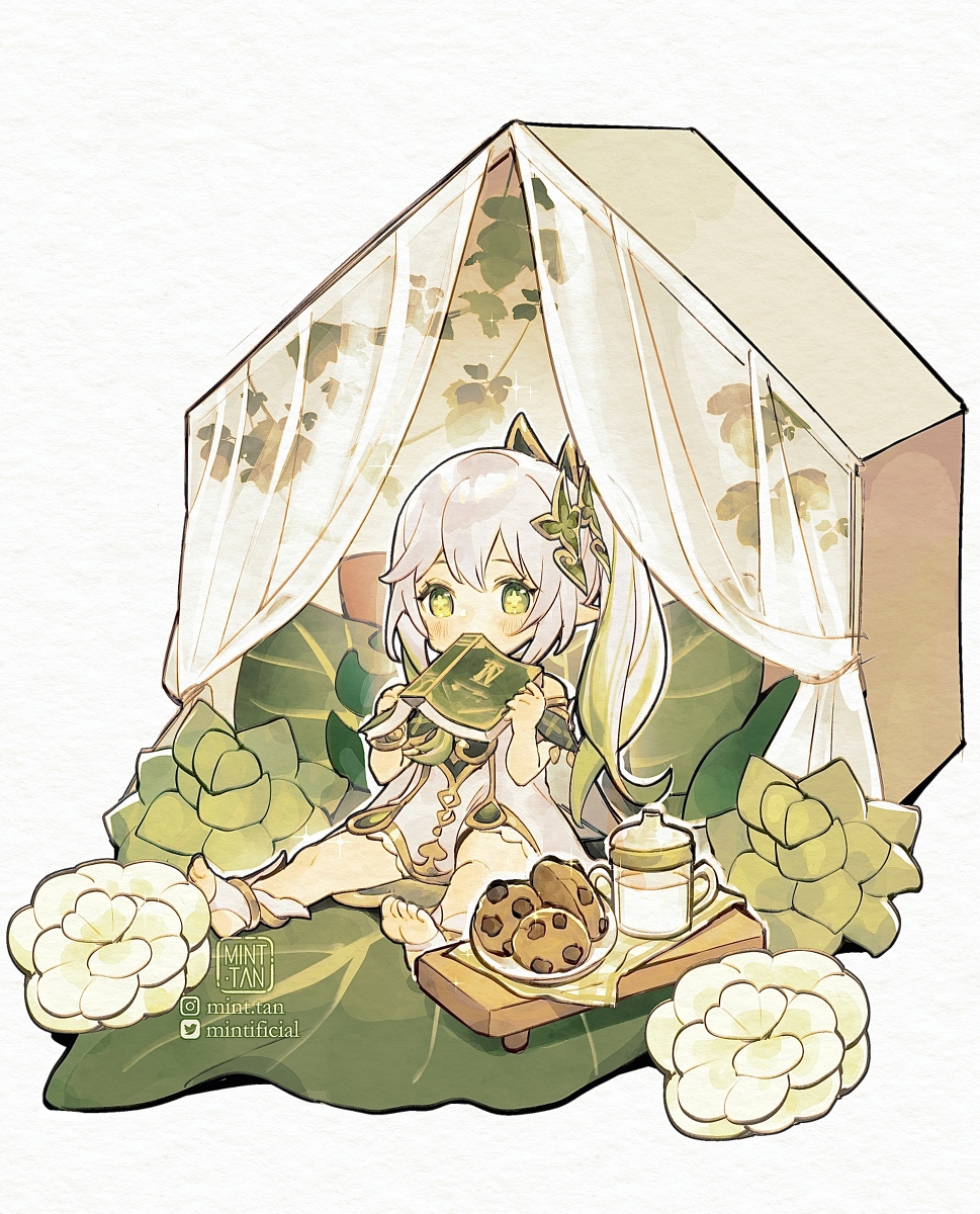 This is a pixiv picture whose title is Nahida's comfy nest🌱.