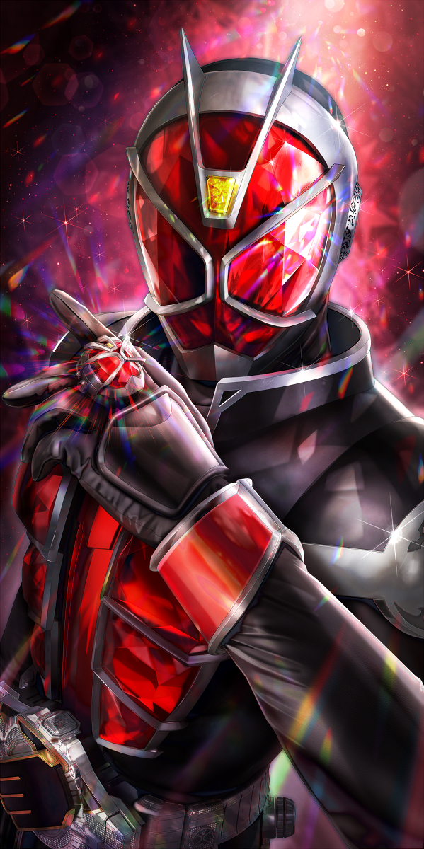 This is a pixiv picture whose title is KAMEN RIDER WIZARD.