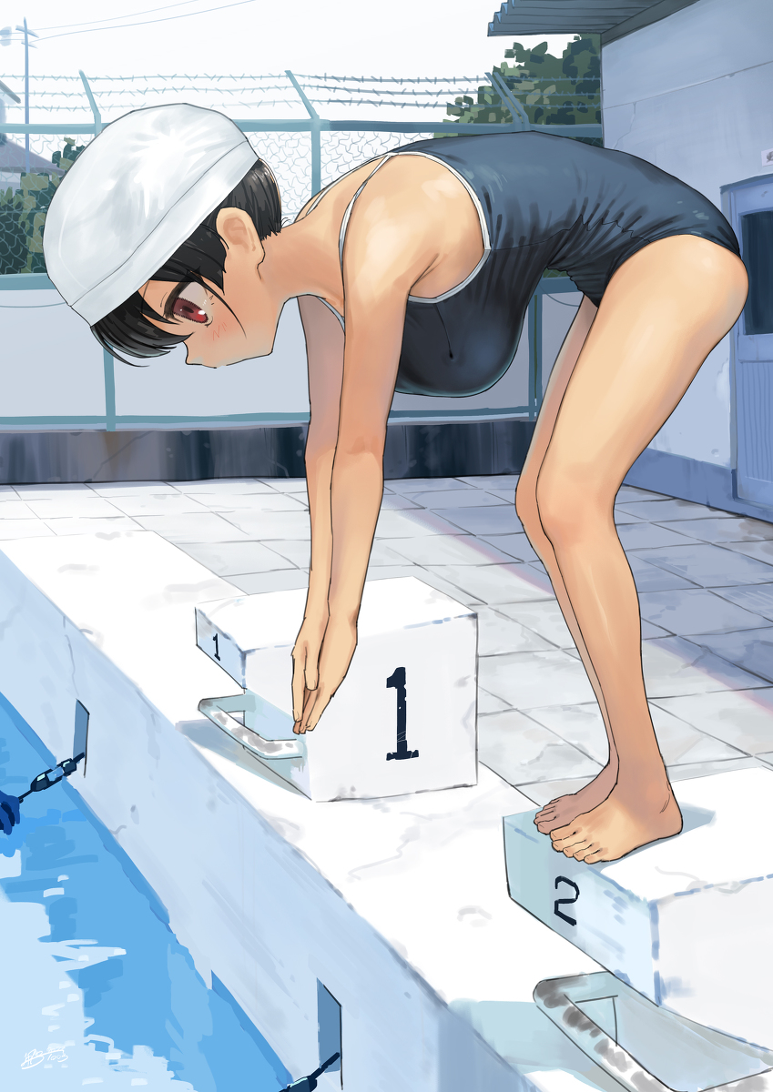 This is a pixiv picture whose title is ガキ巨乳⑭.