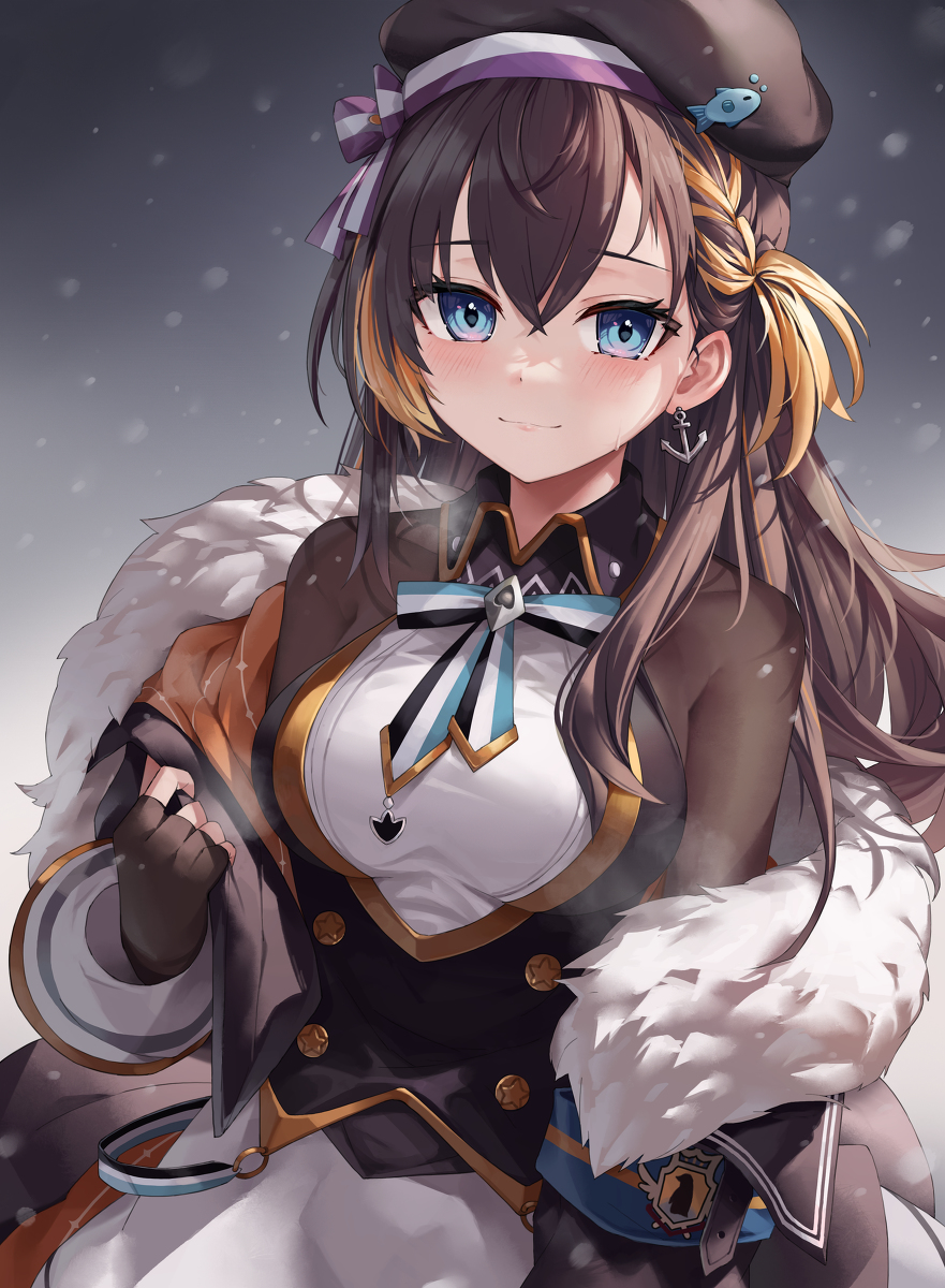 This is a pixiv picture whose title is 寒いけど暑いね.