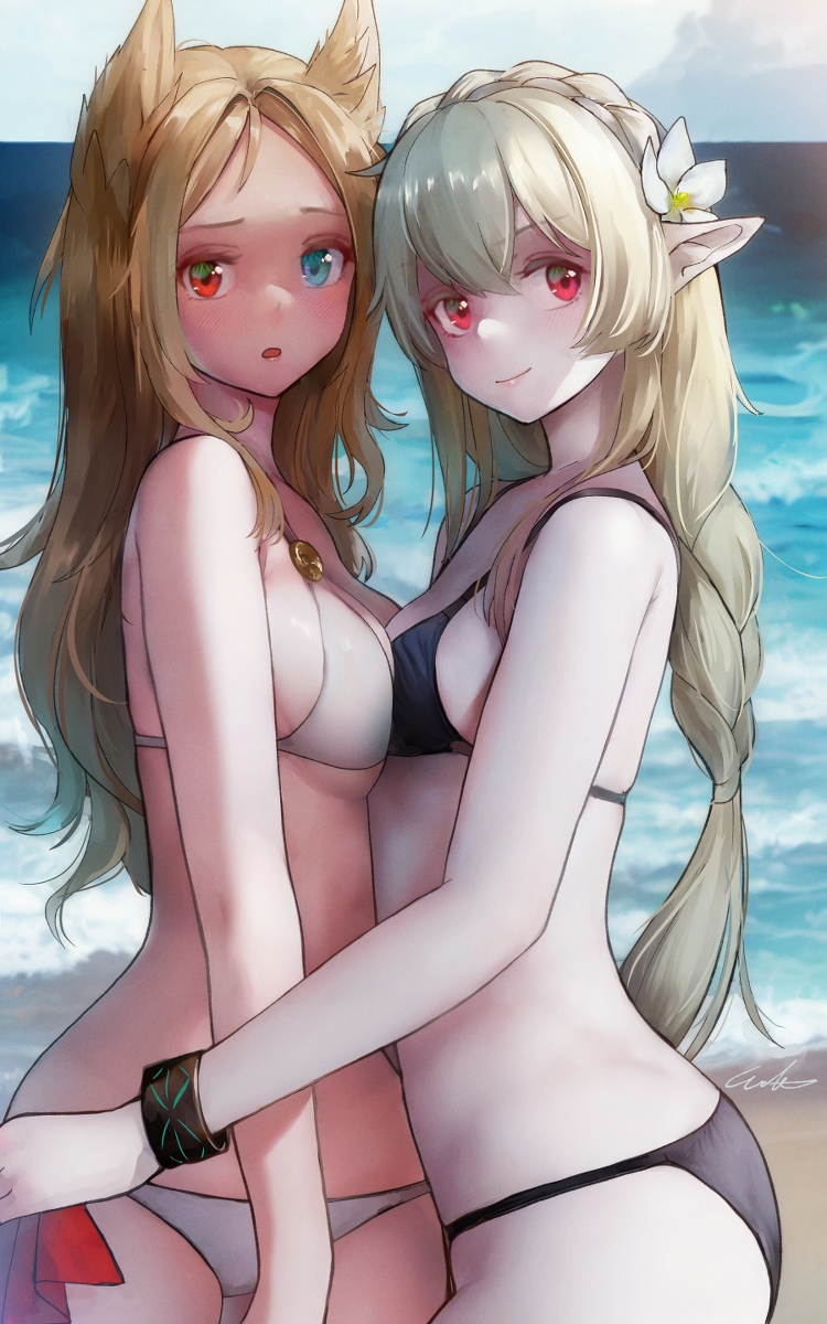 This is a pixiv picture whose title is アルケットとワルファリン.