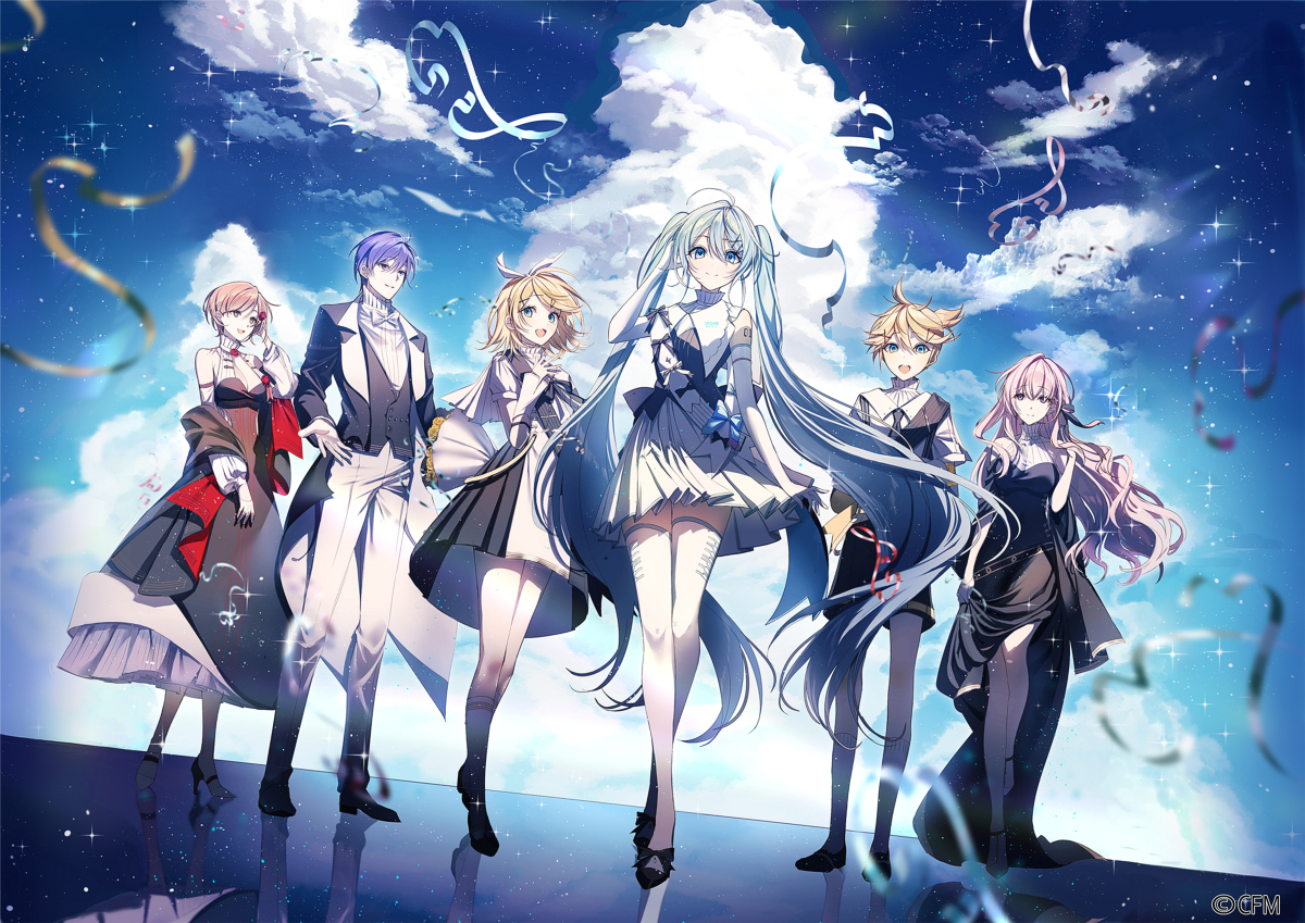 This is a pixiv picture whose title is 初音ミクシンフォニー.