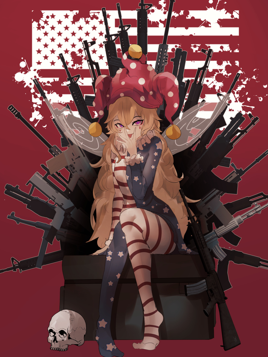 This is a pixiv picture whose title is clown.
