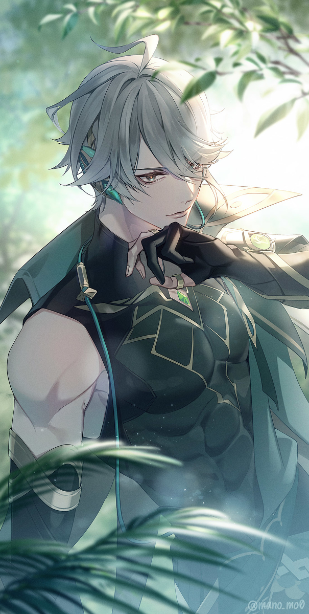 This is a pixiv picture whose title is アルハイゼン.