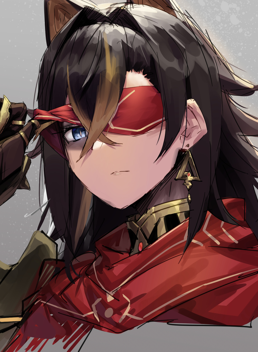 This is a pixiv picture whose title is エルマイト旅団所属な世界線のディシア.