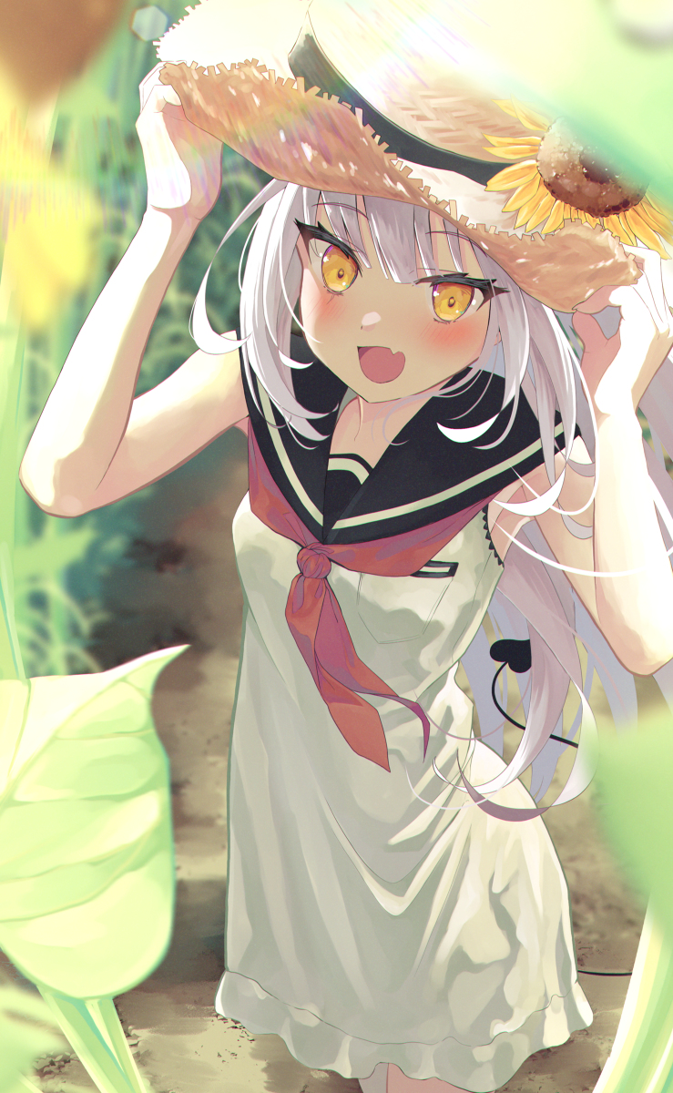 This is a pixiv picture whose title is グッバイサマー🌻.