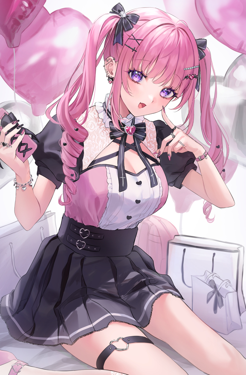 This is a pixiv picture whose title is 地雷系小悪魔ちゃん.