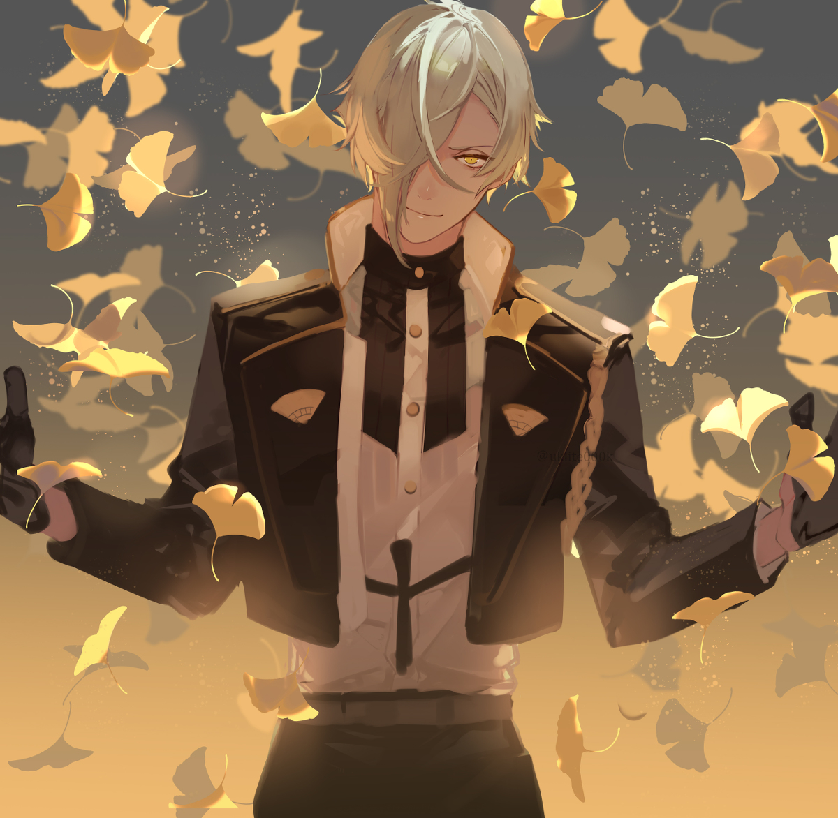 This is a pixiv picture whose title is 膝丸.