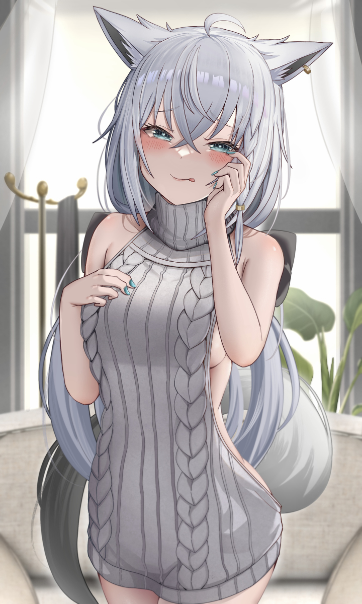This is a pixiv picture whose title is セーター🦊.