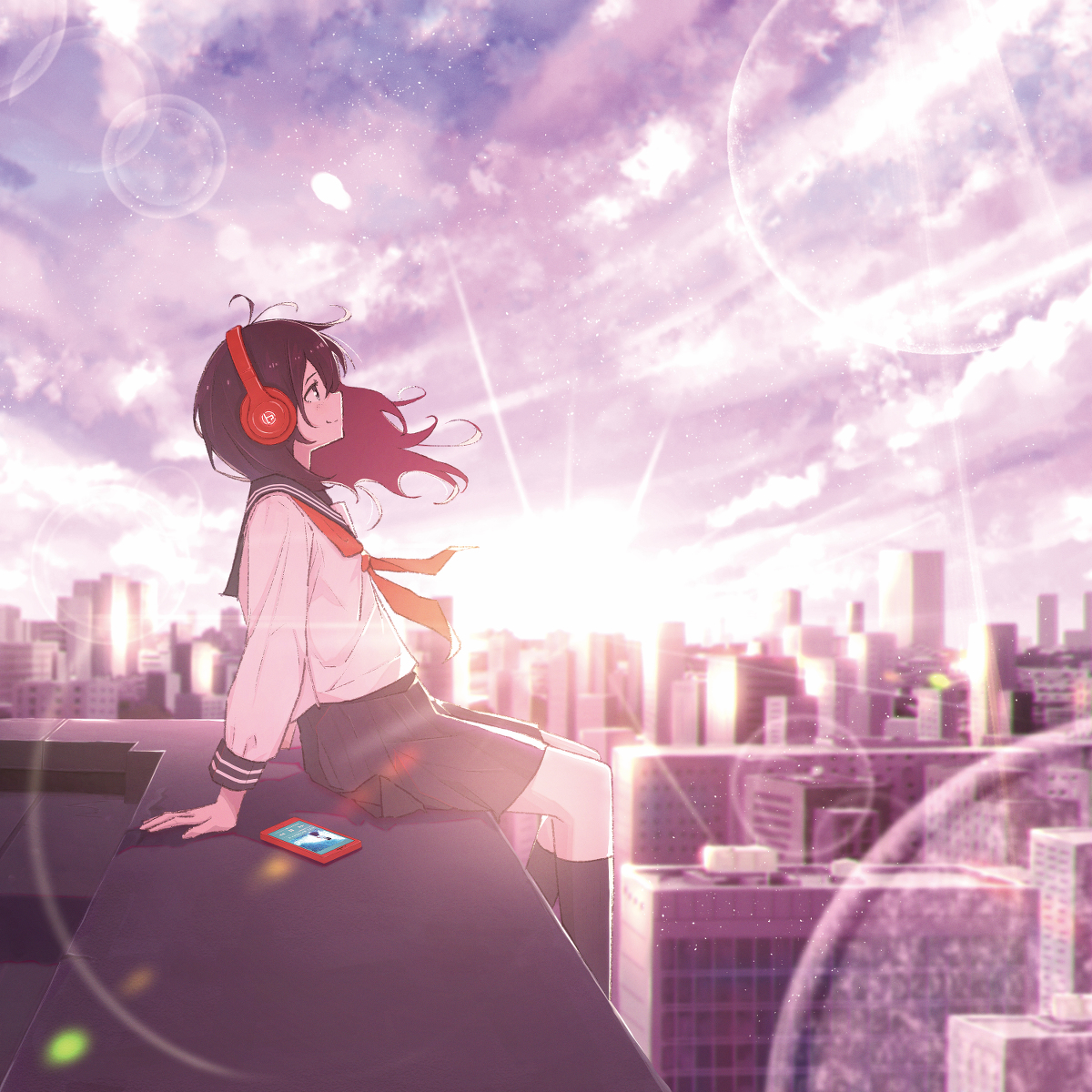 This is a pixiv picture whose title is たそがれ.