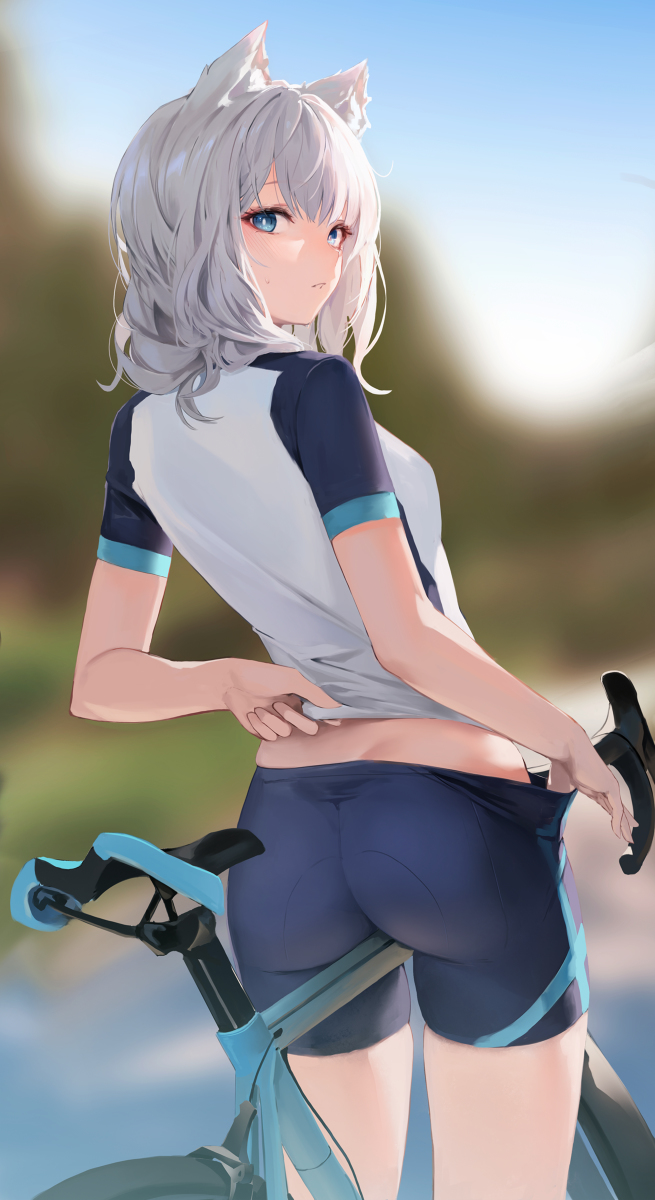 This is a pixiv picture whose title is シロコ.
