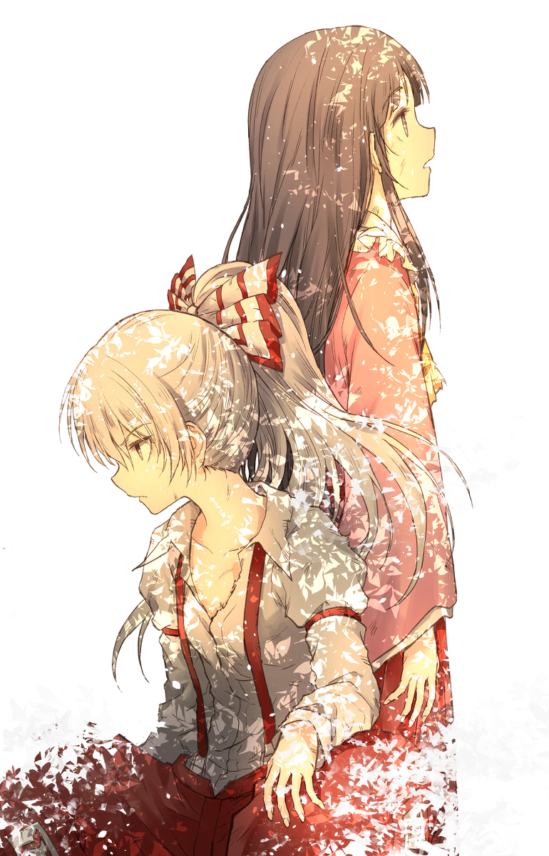 This is a pixiv picture whose title is 二人.