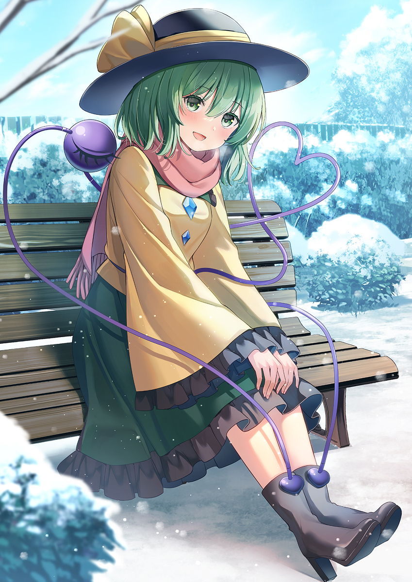 This is a pixiv picture whose title is 待ち合わせ.
