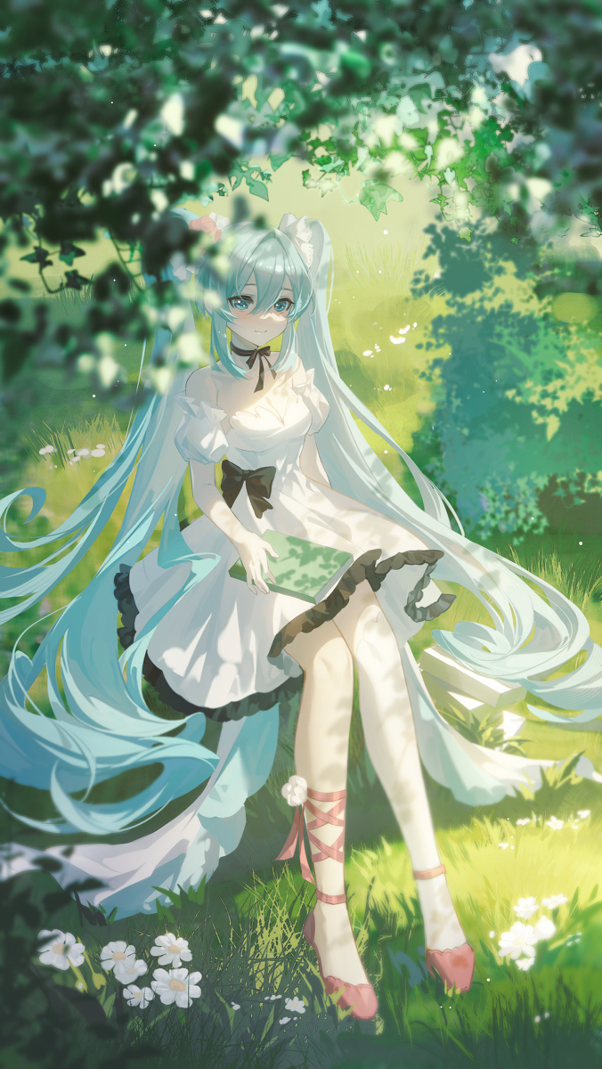 This is a pixiv picture whose title is MIKU.