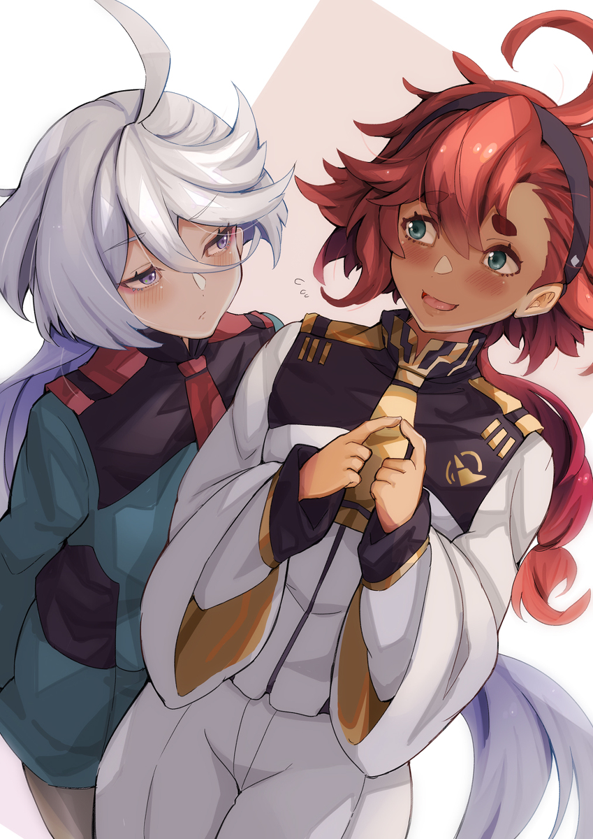 This is a pixiv picture whose title is 水星の魔女.