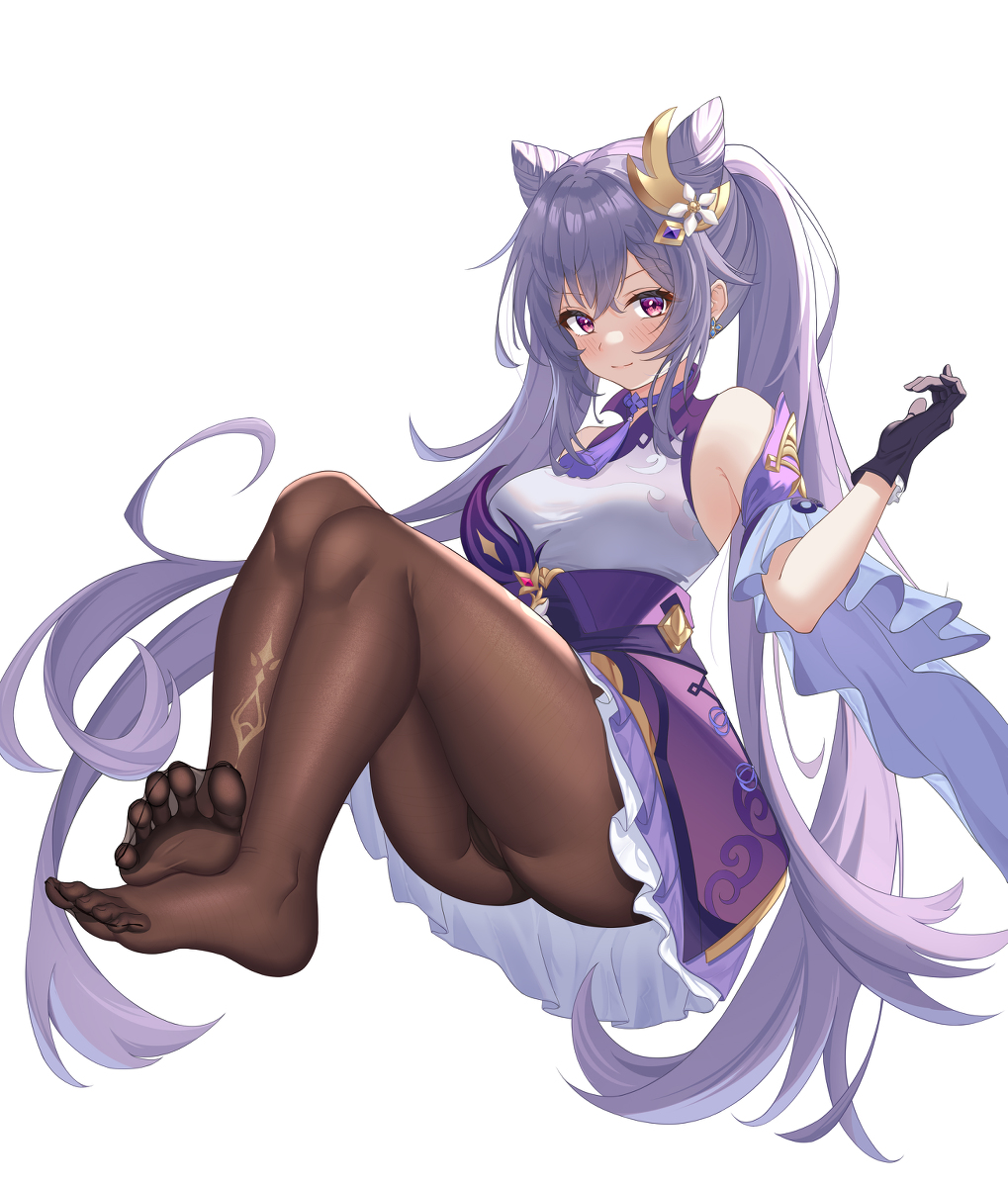 This is a pixiv picture whose title is 刻晴.