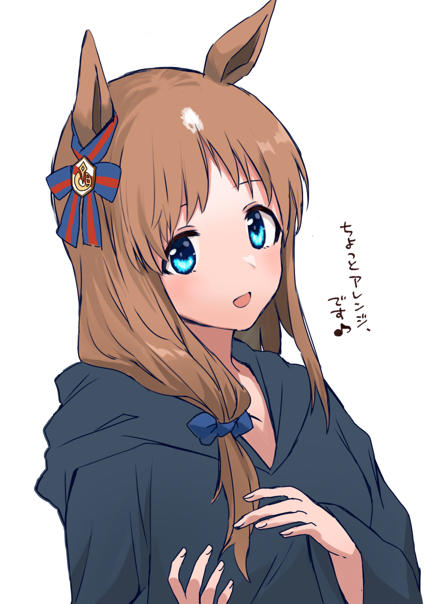 This is a pixiv picture whose title is 髪型アレンジグラスワンダー.
