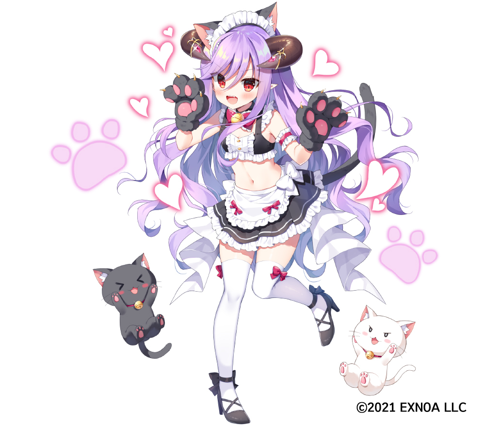 This is a pixiv picture whose title is 【エンジェリックリンク】オロバス(猫耳).