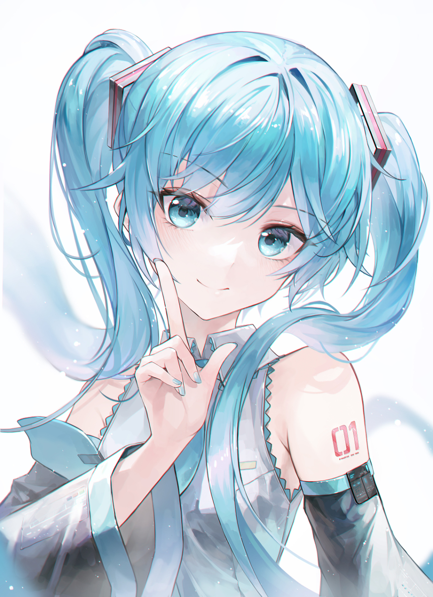 This is a pixiv picture whose title is 💙.