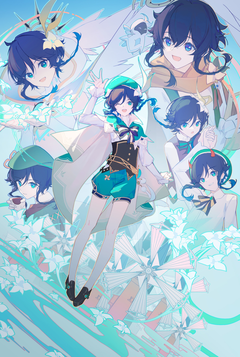 This is a pixiv picture whose title is venti.