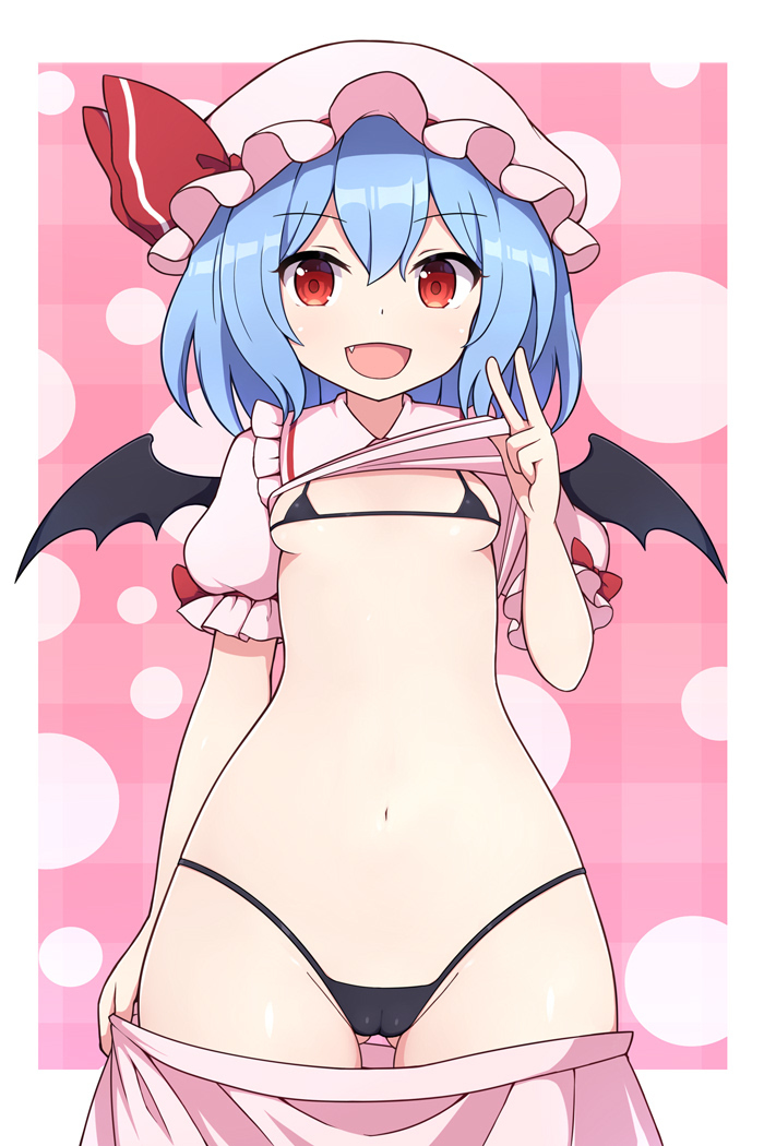 This is a pixiv picture whose title is 露出レミリア.