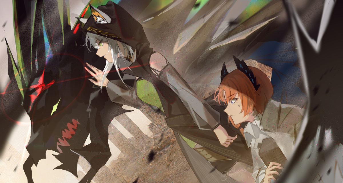 This is a pixiv picture whose title is 22年前　邂逅.