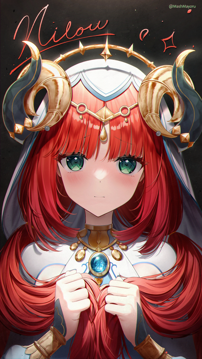 This is a pixiv picture whose title is Nilou.