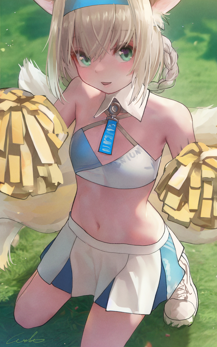 This is a pixiv picture whose title is 例のヒビキコスのスズランちゃん.