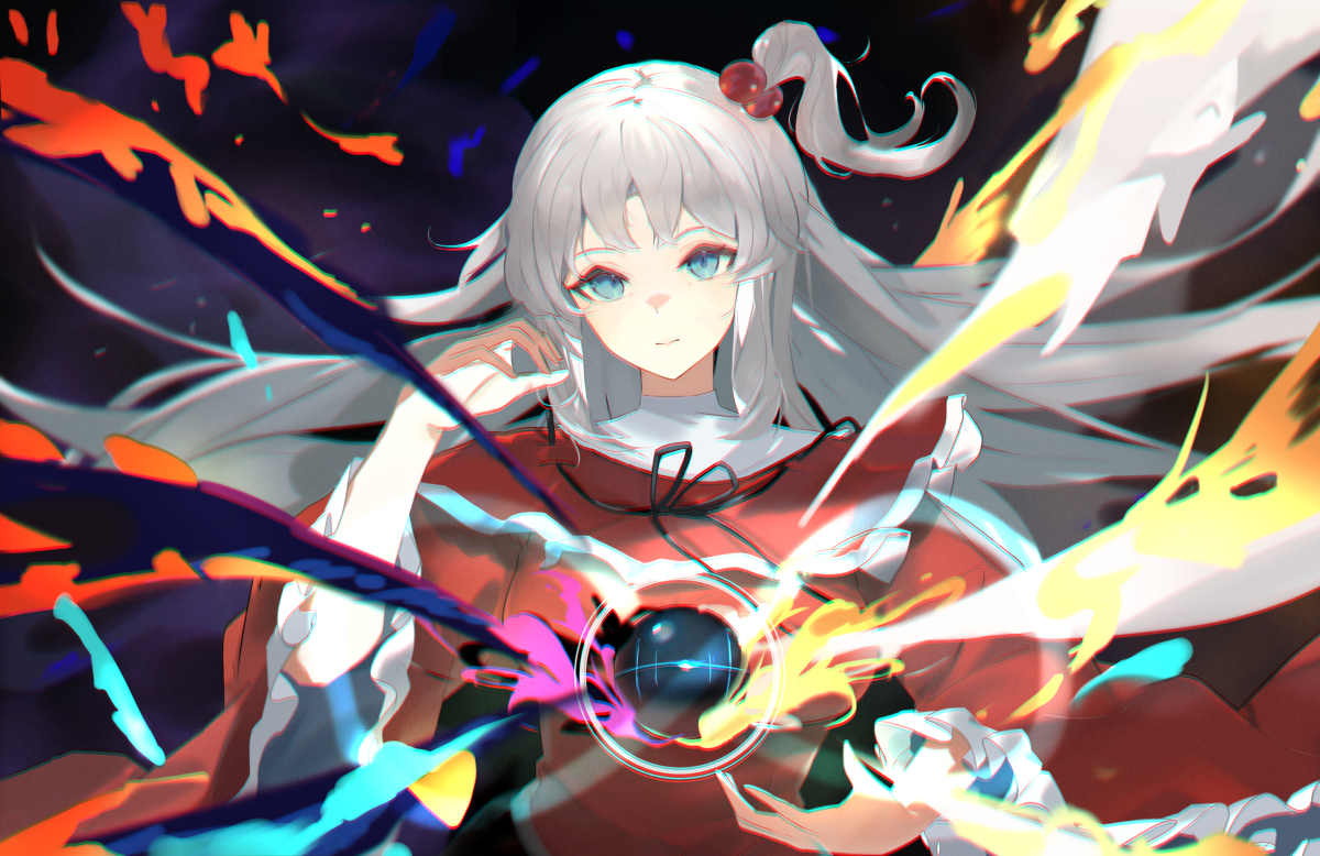 This is a pixiv picture whose title is My Own World.