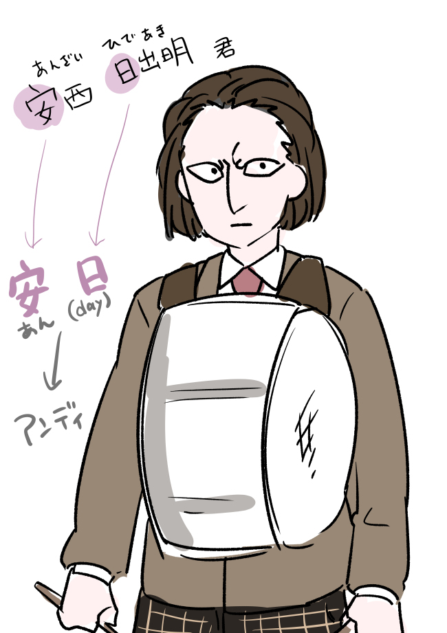 This is a pixiv picture whose title is 学生時代.