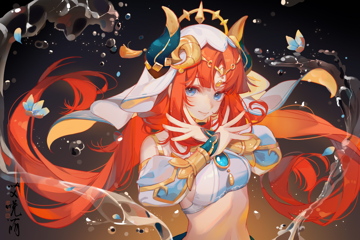 This is a pixiv picture whose title is 妮露.