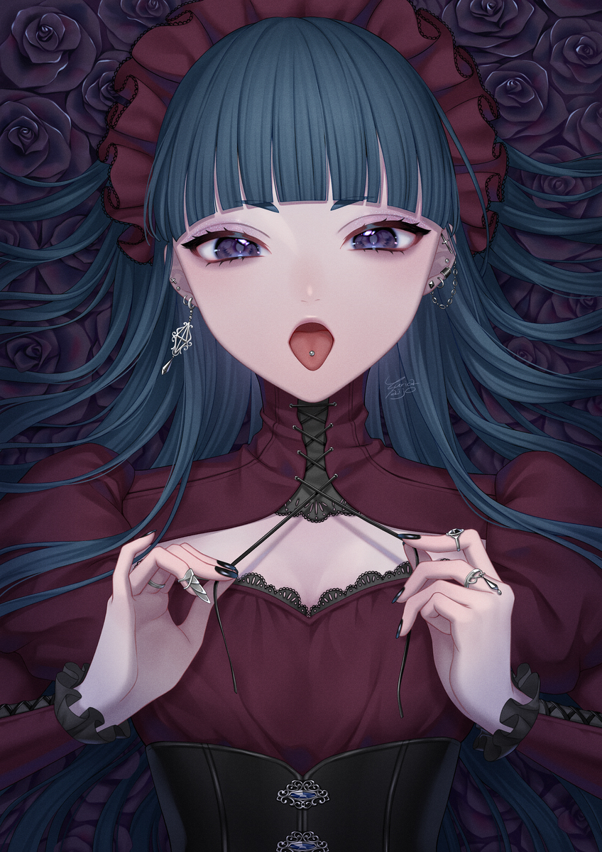 This is a pixiv picture whose title is 謳夢.