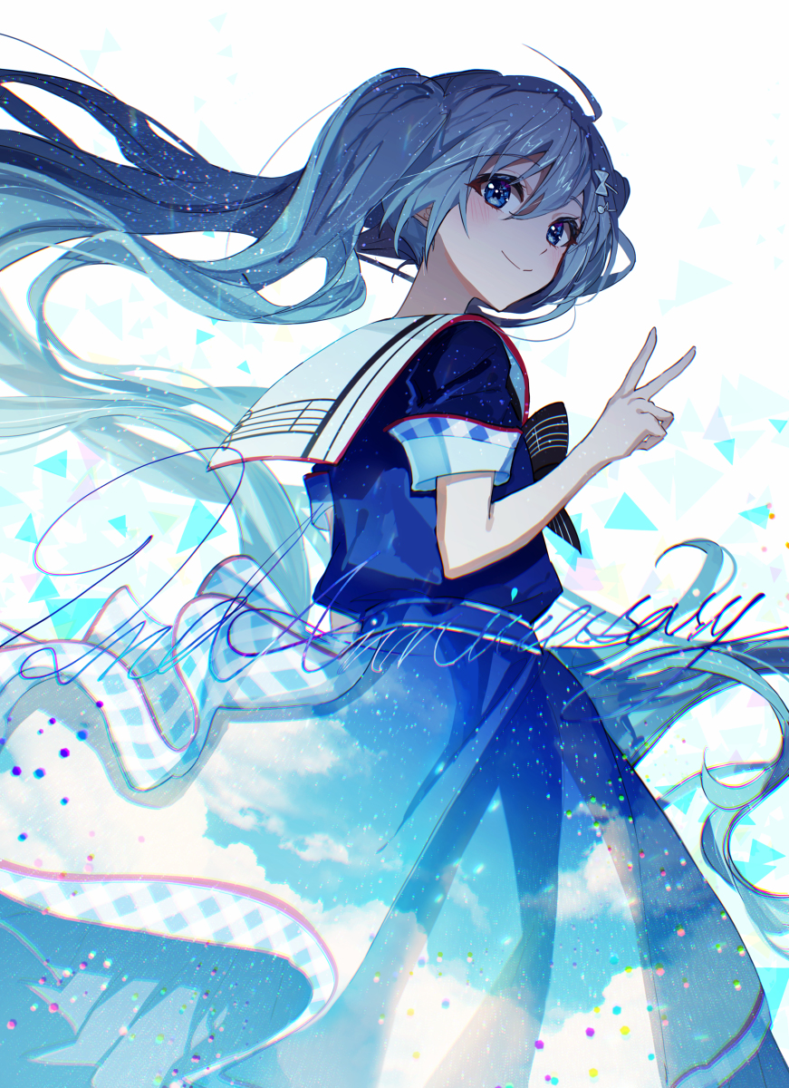 This is a pixiv picture whose title is 2nd Anniversary.