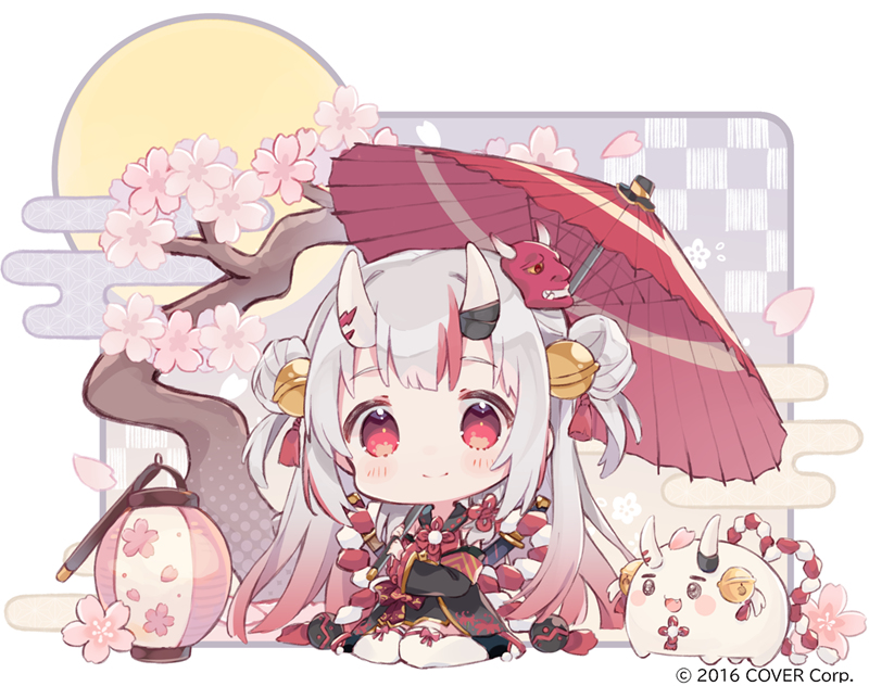 This is a pixiv picture whose title is 百鬼あやめちゃん🌸.