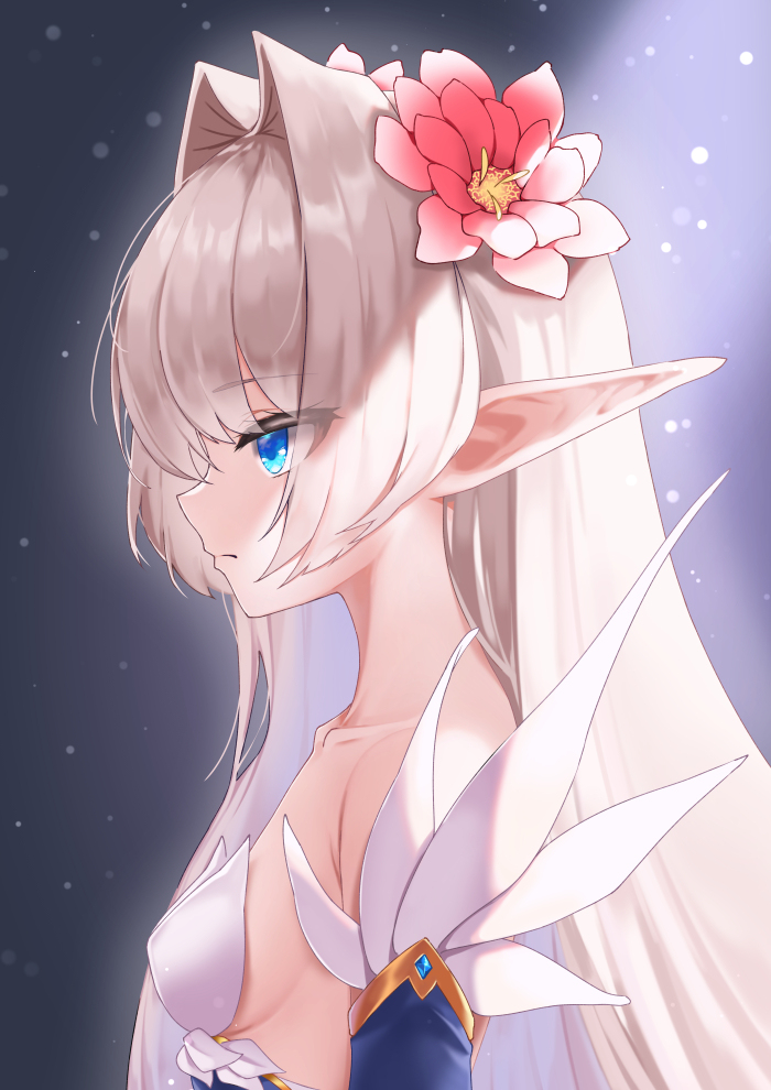 This is a pixiv picture whose title is フローラルエルフ.