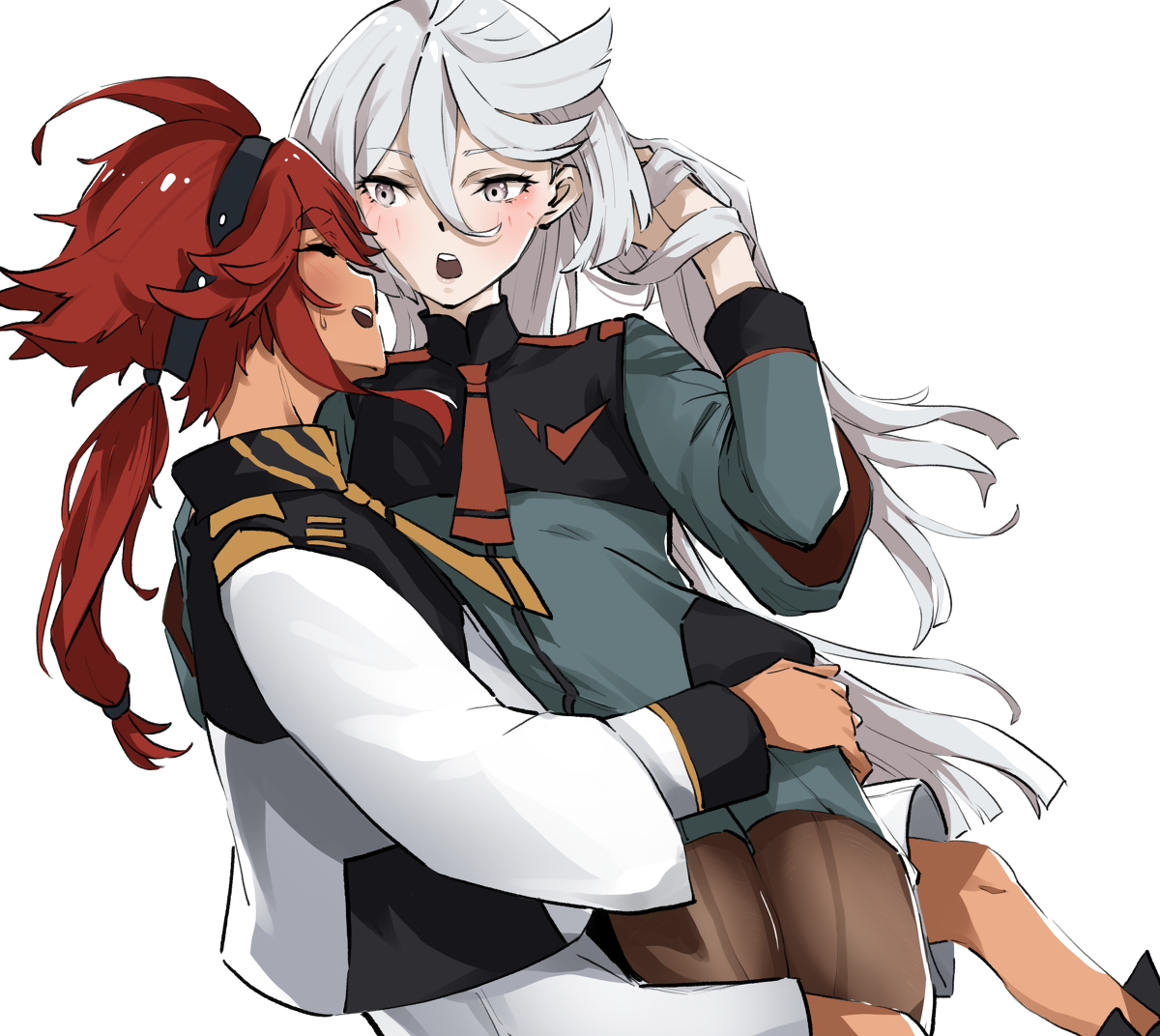 This is a pixiv picture whose title is ミオリネとスレッタ2.