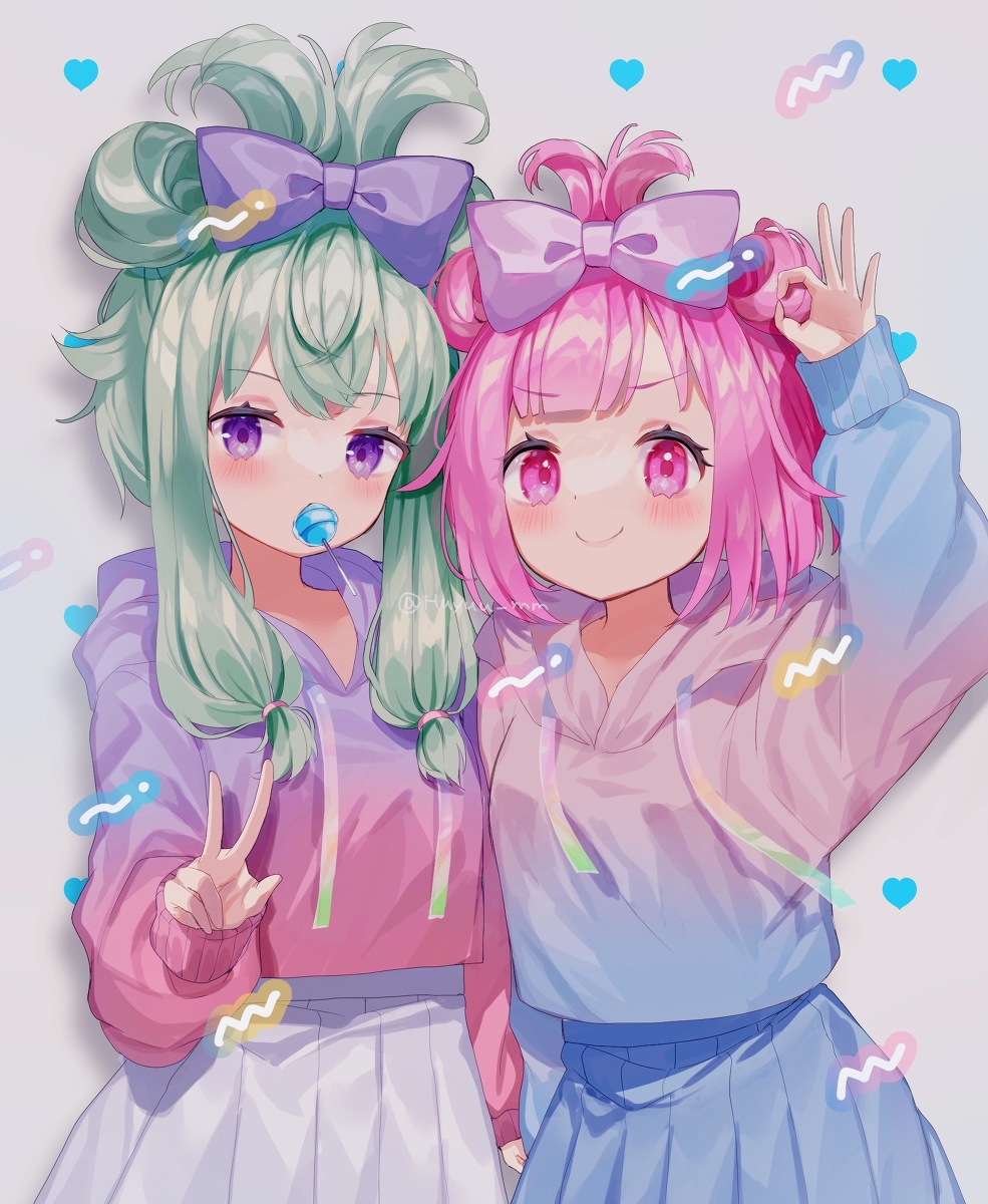 This is a pixiv picture whose title is 🎀.