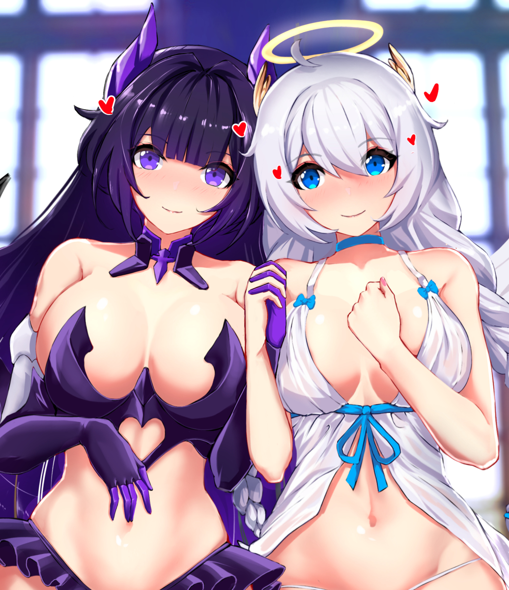 This is a pixiv picture whose title is Honkai: Kiana & Mei.