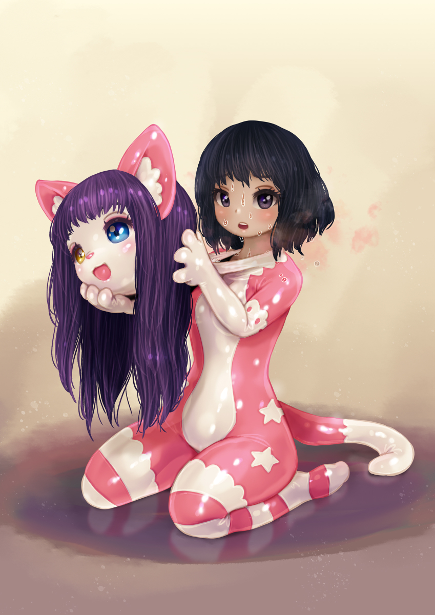 This is a pixiv picture whose title is カノジョちゃんひとやすみ.