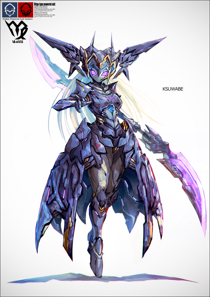 This is a pixiv picture whose title is 乙女座型パワードスーツ.