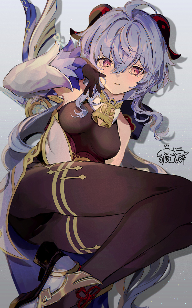 This is a pixiv picture whose title is 甘雨.