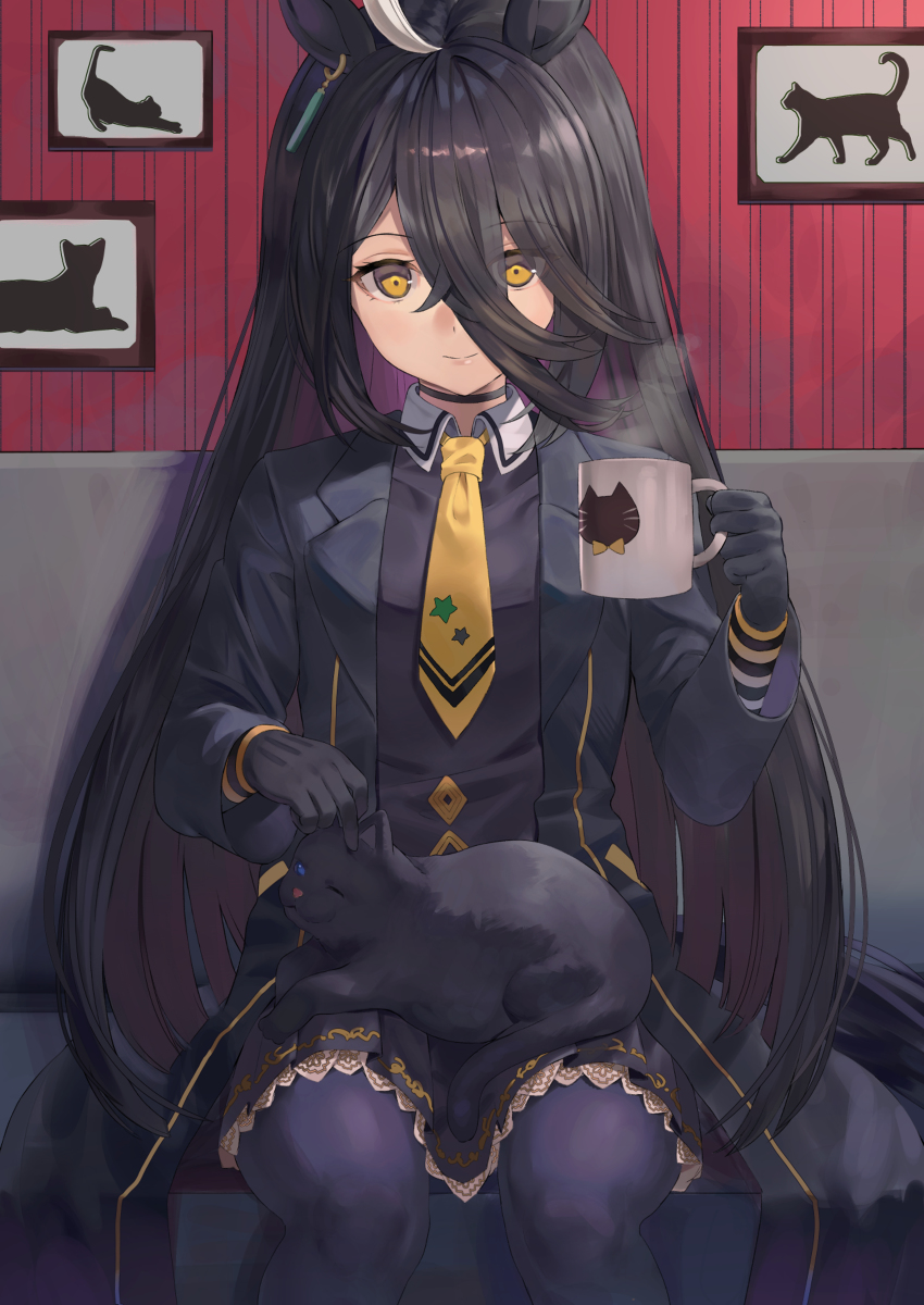 This is a pixiv picture whose title is マンハッタンカフェ.