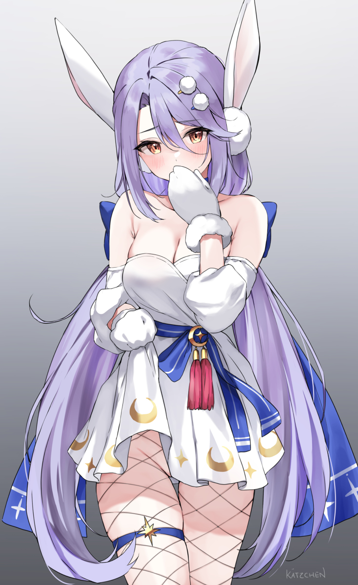 This is a pixiv picture whose title is Moon Bunny Dominiel.